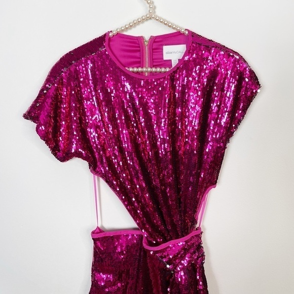 Alice Mccall Electric CutOut Sequin Dress. - Picture 9 of 11